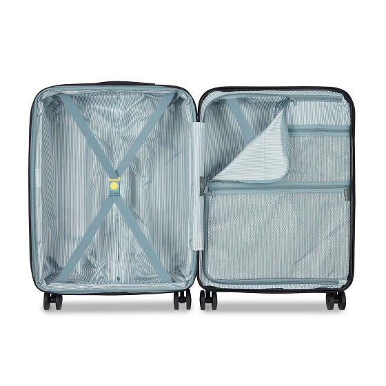 Delsey Paris Meteor 4 Rollen Trolley 68 cm mit Dehnfalte