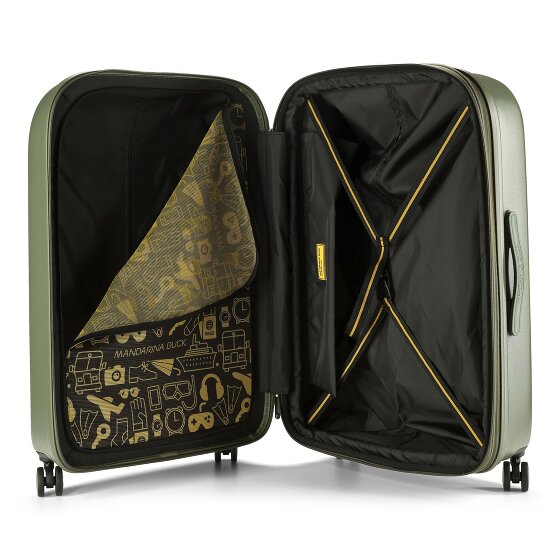 Mandarina Duck Logoduck + 4 Rollen Trolley L 75 cm