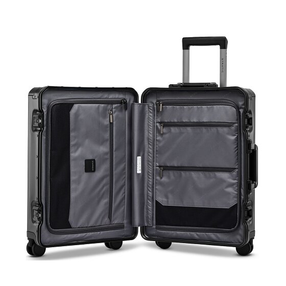 Stratic Phoenix 4-Rollen Kabinentrolley S Aluminium 55 cm