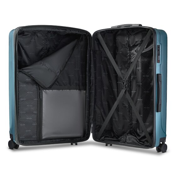 Police New York 4 Rollen Trolley L 72 cm mit Dehnfalte