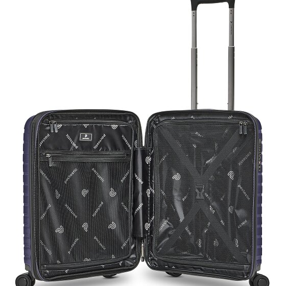Pactastic Collection 04 THE CABIN + 4 Rollen Kabinentrolley S 55 cm mit Dehnfalte