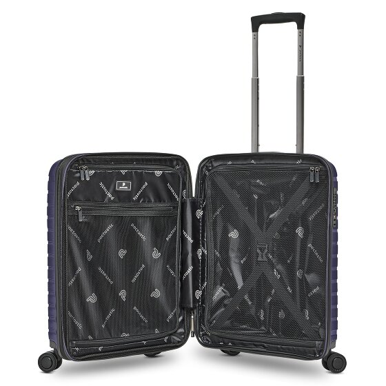 Pactastic Collection 04 THE CABIN + 4 Rollen Kabinentrolley S 55 cm mit Dehnfalte