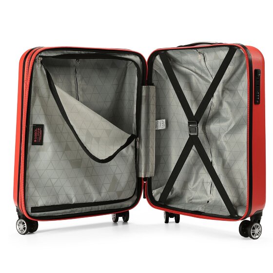 Gabol Future Plus 4 Rollen Kabinentrolley 55 cm mit Dehnfalte