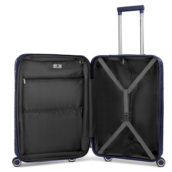 Franky London 4 Rollen Trolley M 65 cm mit Dehnfalte