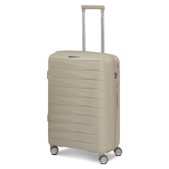 Franky London 4 Rollen Trolley M 65 cm mit Dehnfalte