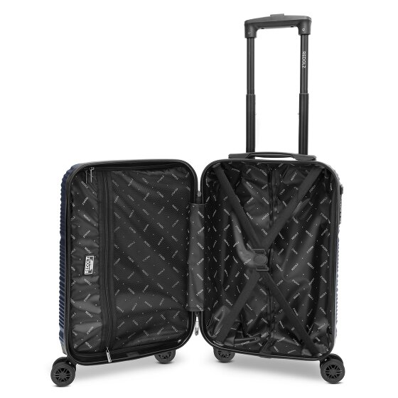 Redolz Essentials 16 CABIN 4-Rollen Kabinentrolley 55 cm slim
