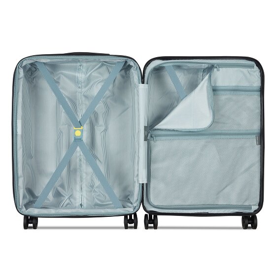 Delsey Paris Meteor 4 Rollen Trolley 68 cm mit Dehnfalte