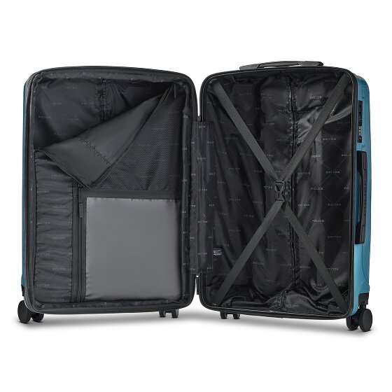 Police New York 4 Rollen Trolley M 62 cm mit Dehnfalte
