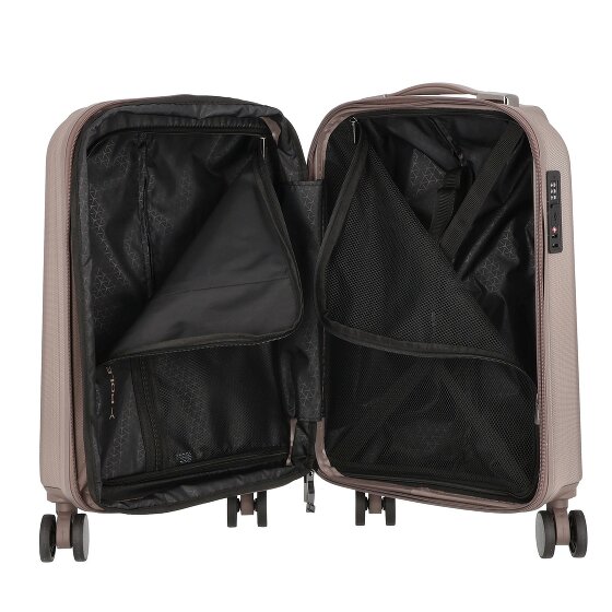 Polestream Moonrock 4 Rollen Kabinentrolley 55 cm mit Dehnfalte