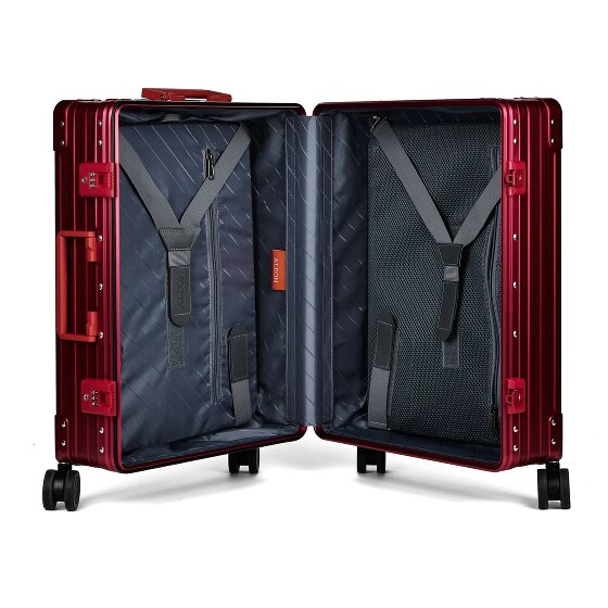 Aleon Traveler Domestic 4-Rollen Kabinentrolley Aluminium 55 cm