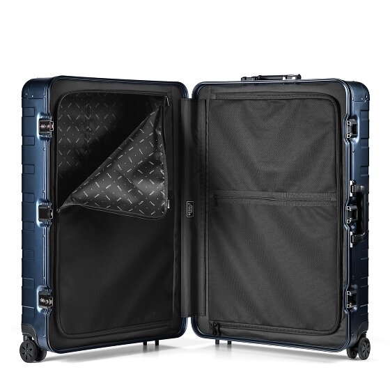 Redolz Pro Aluminium 4-Rollen Trolley L Aluminium 77 cm