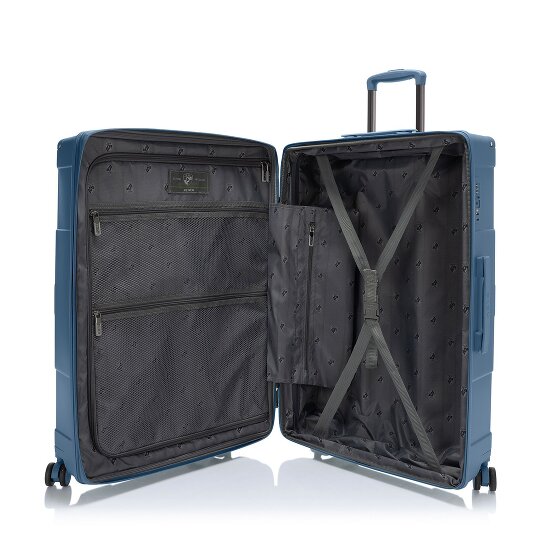 Heys ReNew 4 Rollen Trolley L 76 cm mit Dehnfalte