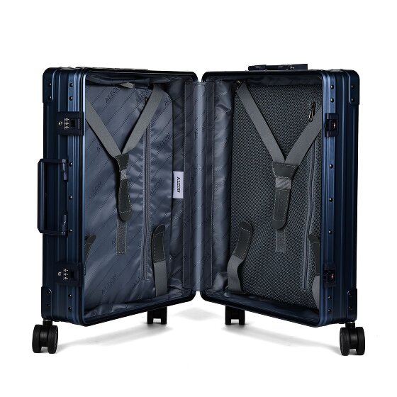 Aleon Traveler International 4-Rollen Kabinentrolley Aluminium 55 cm