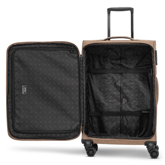 Redolz Essentials 12 MEDIUM 4-Rollen Trolley 67 cm mit Dehnfalte