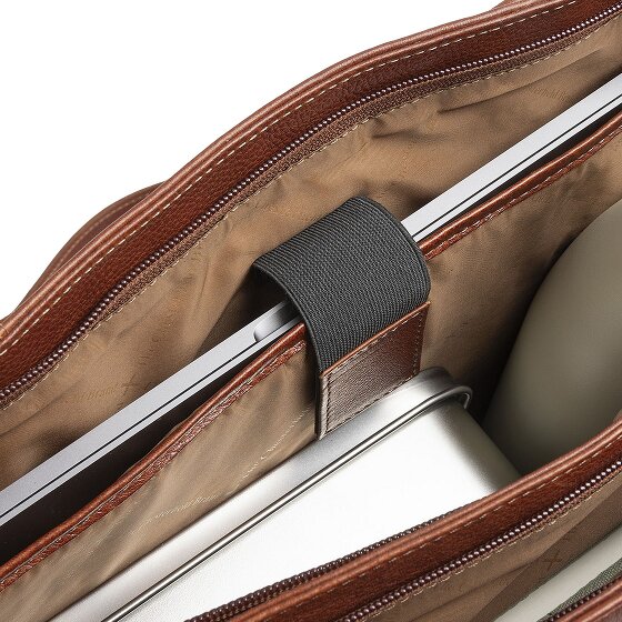 The Chesterfield Brand Alverino Schultertasche Leder 38 cm Laptopfach