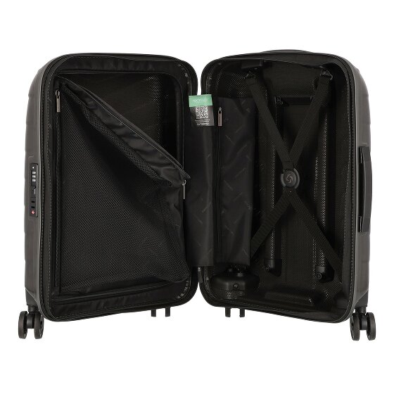 Samsonite Attrix 4 Rollen Kabinentrolley 55 cm mit Dehnfalte