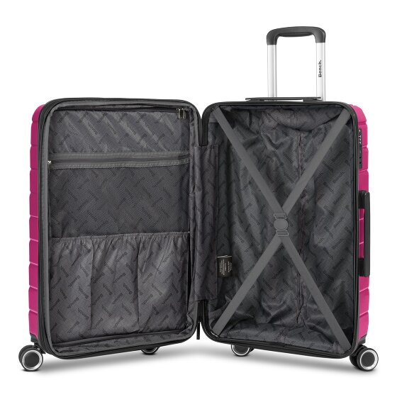 Bench Paris 4 Rollen Kofferset 3-teilig mit Dehnfalte