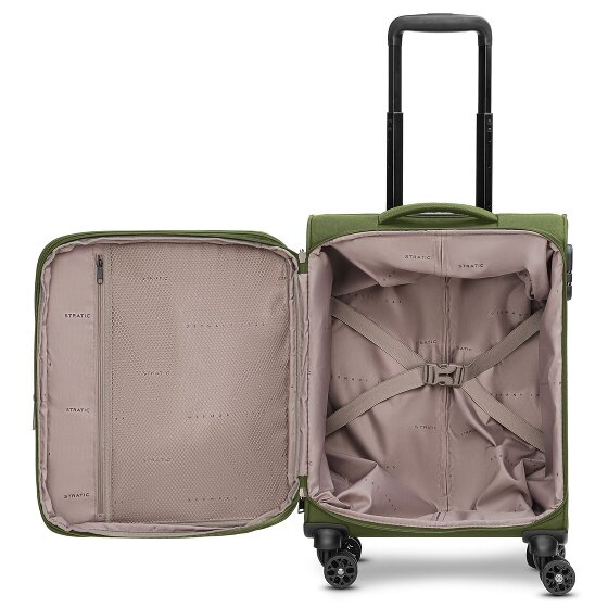 Stratic taska 4-Rollen Kabinentrolley S 55 cm mit Dehnfalte