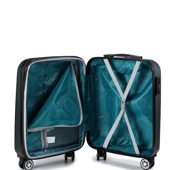 Benzi 5493 4 Rollen Kabinentrolley S 53 cm mit Dehnfalte