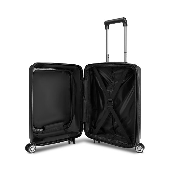 Bric's Cervia 2.0 4 Rollen Kabinentrolley S 55 cm Laptopfach mit Dehnfalte