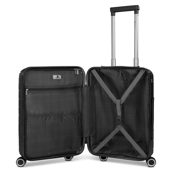 Franky London 4 Rollen Kabinentrolley S 55 cm mit Dehnfalte