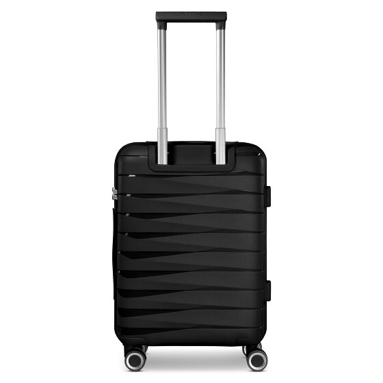 Franky London 4 Rollen Kabinentrolley S 55 cm mit Dehnfalte