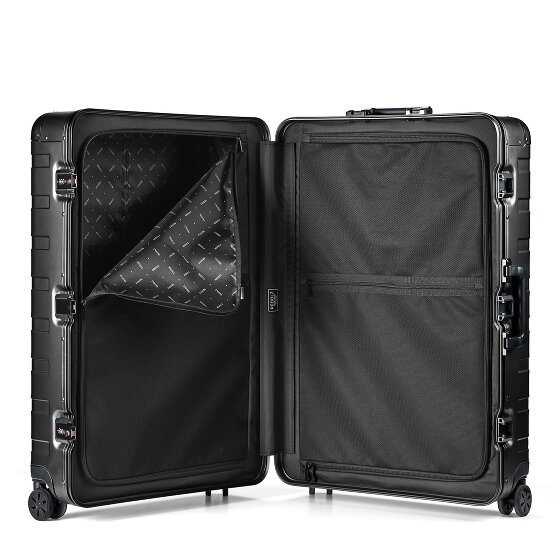 Redolz Pro Aluminium 4-Rollen Trolley L Aluminium 77 cm