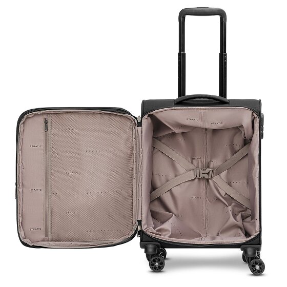 Stratic taska 4-Rollen Kabinentrolley S 55 cm mit Dehnfalte