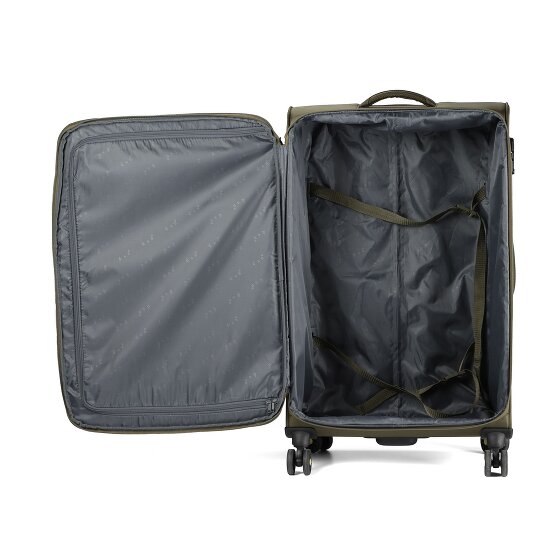 d&n Travel Line 9704 4 Rollen Trolley L 78 cm mit Dehnfalte