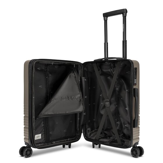camel active Hanoi 4 Rollen Kabinentrolley S 55 cm mit Dehnfalte