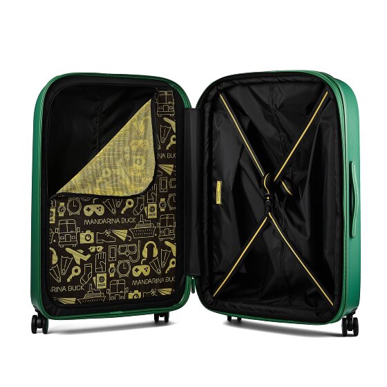 Mandarina Duck Logoduck + 4 Rollen Trolley L 75 cm