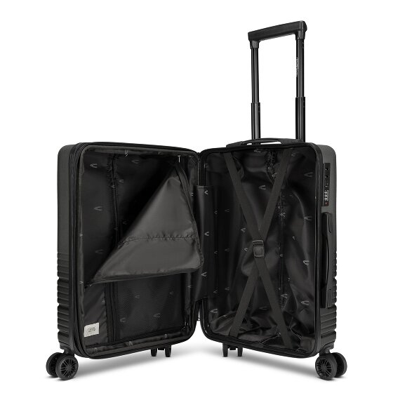 camel active Hanoi 4 Rollen Kabinentrolley S 55 cm mit Dehnfalte