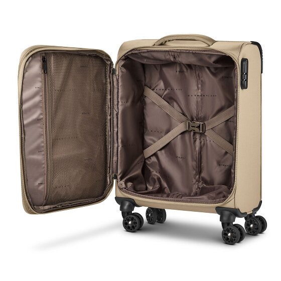 Stratic taska 4 Rollen Kabinentrolley S 55 cm mit Dehnfalte