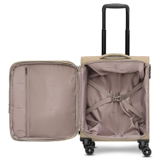 Stratic taska 4-Rollen Kabinentrolley S 55 cm mit Dehnfalte