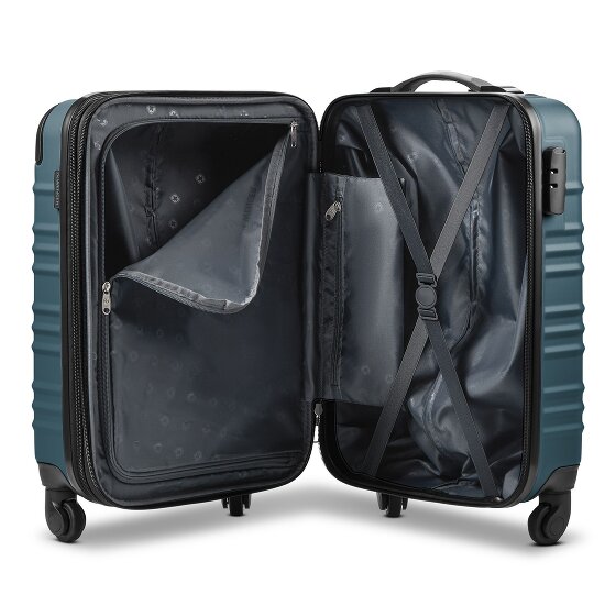 Wenger Amplar Evo 4 Rollen Kabinentrolley S 53 cm mit Dehnfalte