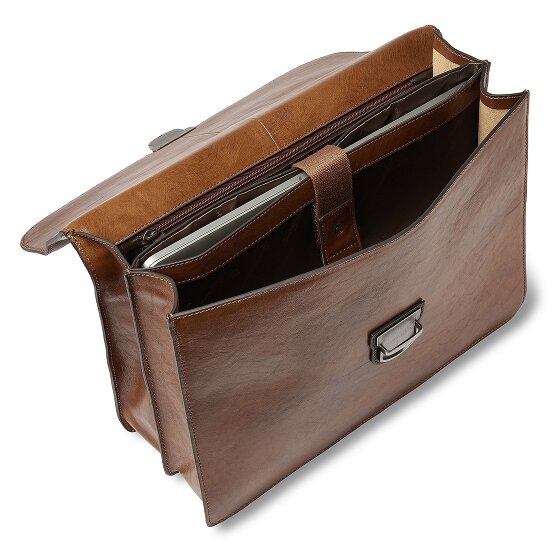 Castelijn & Beerens Rien Aktentasche RFID Schutz Leder 39.5 cm Laptopfach