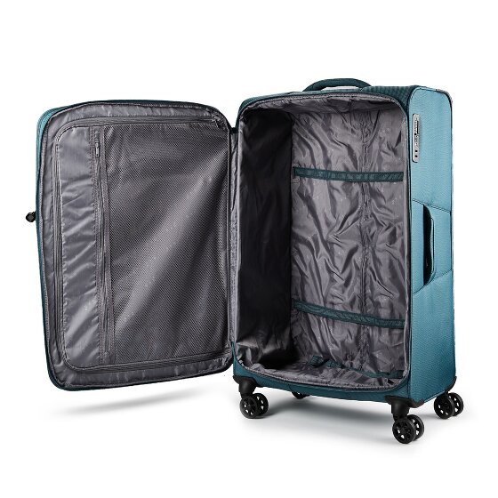 d&n Travel Line 9804 4 Rollen Trolley L 78 cm mit Dehnfalte