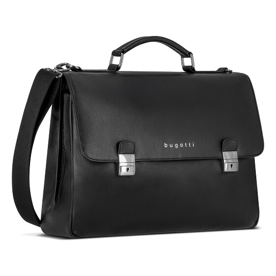 Bugatti Valencia Aktentasche Leder 37 cm Laptopfach
