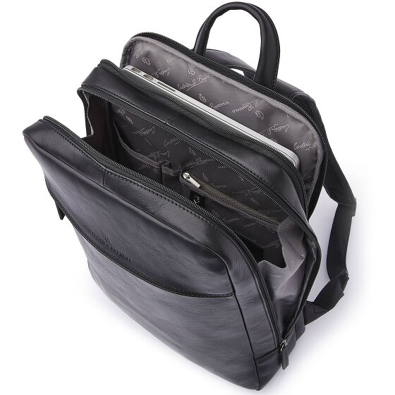 Castelijn & Beerens Daypack RFID Schutz Leder 42 cm Laptopfach