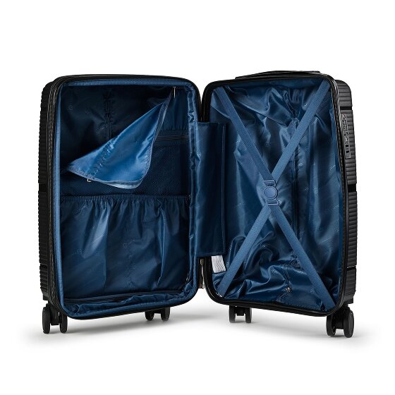 Benzi 5899 4 Rollen Kabinentrolley S 55 cm mit Dehnfalte