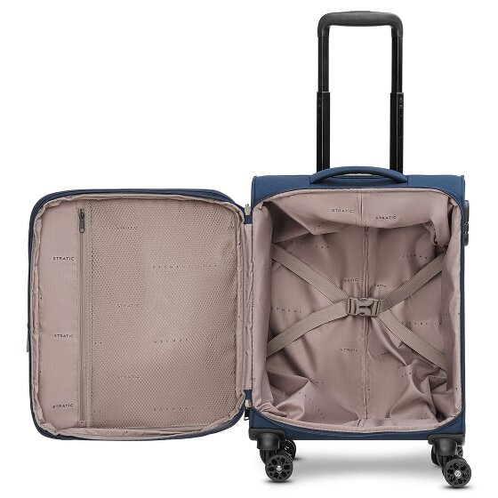 Stratic taska 4-Rollen Kabinentrolley S 55 cm mit Dehnfalte