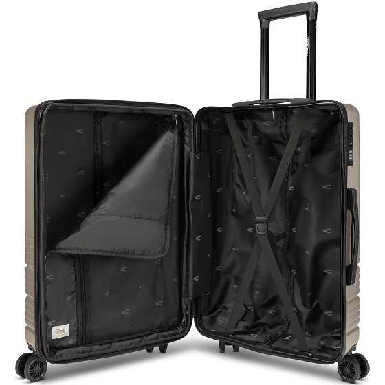 camel active Hanoi 4 Rollen Trolley M 65 cm mit Dehnfalte