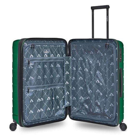 Bergpfeil Travel 4 Rollen Trolley M 66 cm mit Dehnfalte