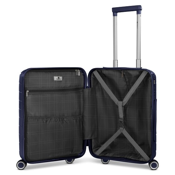 Franky London 4 Rollen Kabinentrolley S 55 cm mit Dehnfalte