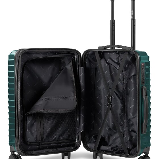 Redolz Essentials 18 4 Rollen Kabinentrolley 55 cm mit Dehnfalte