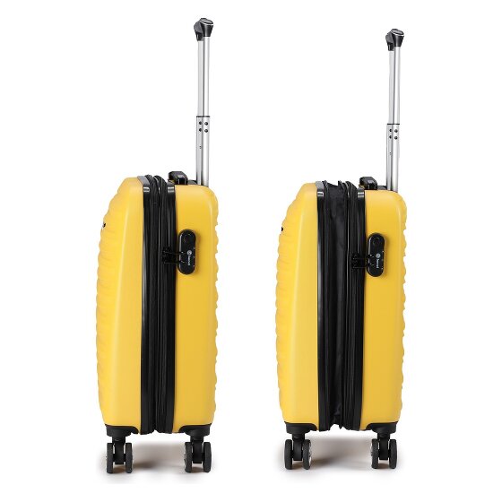 Benzi 5493 4 Rollen Kabinentrolley S 53 cm mit Dehnfalte