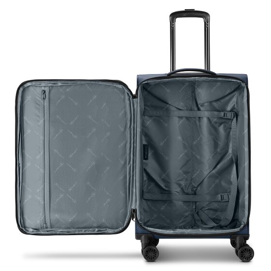 Bugatti Valencia Soft 4 Rollen Trolley M 65 cm mit Dehnfalte