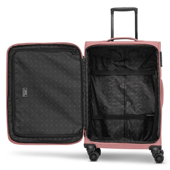 Redolz Essentials 12 MEDIUM 4-Rollen Trolley 67 cm mit Dehnfalte