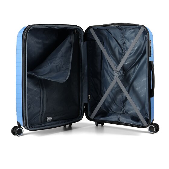 Benzi 5808 4 Rollen Trolley 65 cm mit Dehnfalte