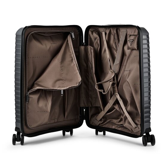 Stratic Bright + 4 Rollen Kabinentrolley 55 cm Laptopfach
